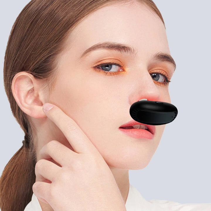 Cordless Red Light Nasal Therapy Device Rhinitis Relief Tool Low Frequency Pulse Nose Massage for Improving Nasal Ventilation